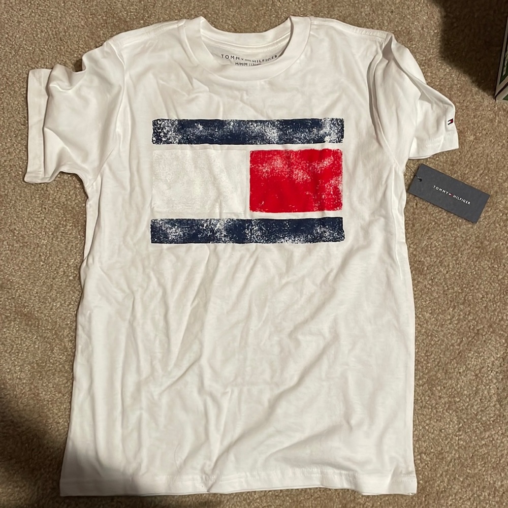 White shirt. Size 12/14 youth.
